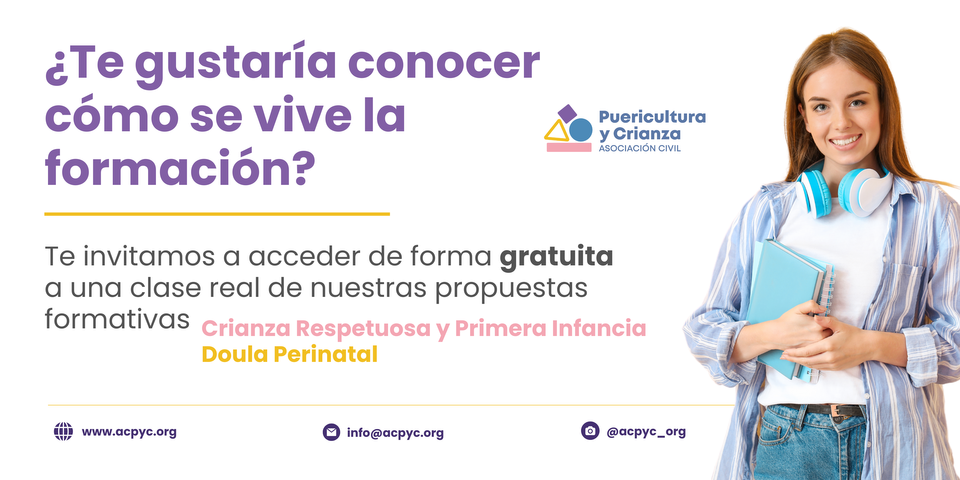 Clase Gratuita – Formación Doula Perinatal y Crianza Respetuosa 