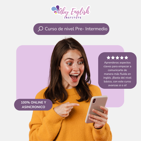 Curso grupal asincrónico nivel Pre-Intermedio