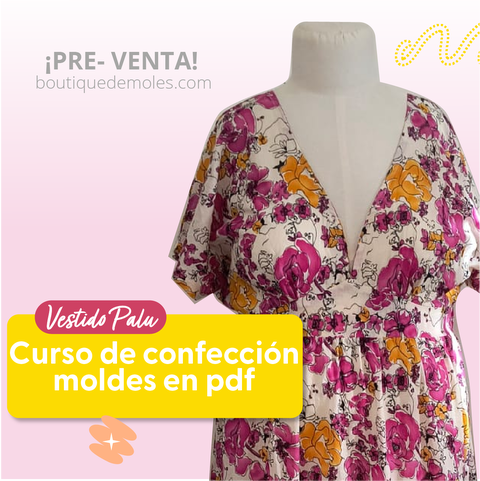 Curso de confección de vestido Palu