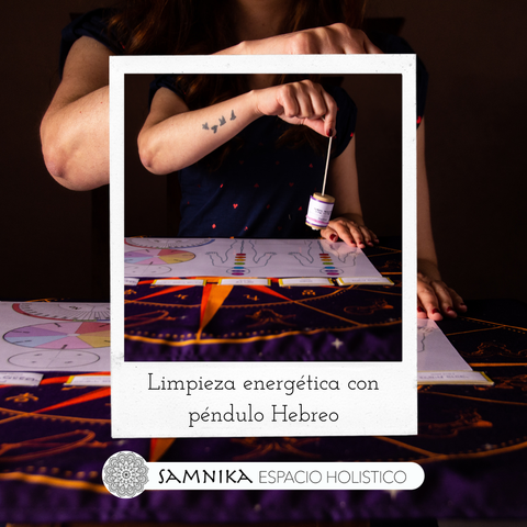 SESION PENDULO HEBREO - SOLO LIMPIEZA ENERGETICA
