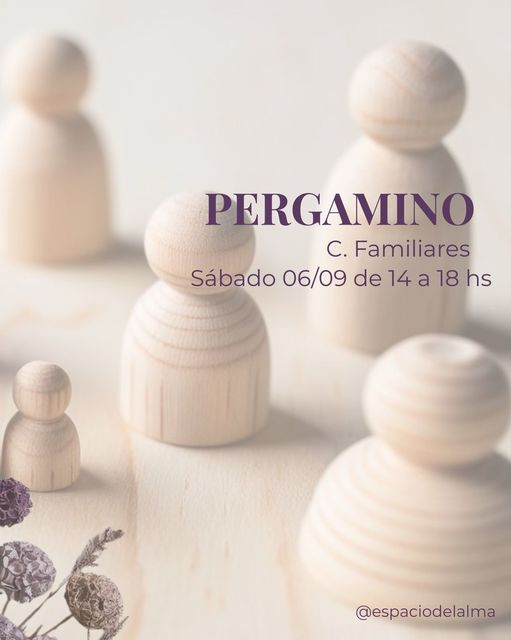 Taller de Constelaciones Familiares en PERGAMINO!