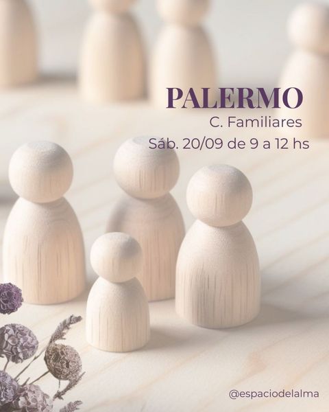 SÁBADO - SEPTIEMBRE- Seña Taller de Constelaciones Familiares PRESENCIAL en PALERMO, CABA - 