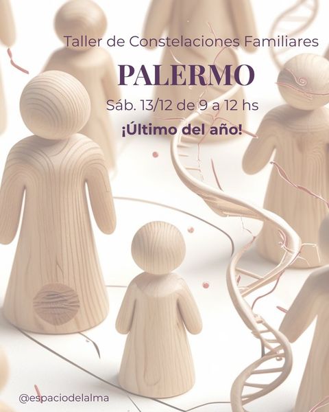 SÁBADO - DICIEMBRE- Seña Taller de Constelaciones Familiares PRESENCIAL en PALERMO, CABA - 