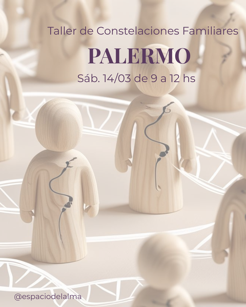 SÁBADO - MARZO - Seña Taller de Constelaciones Familiares PRESENCIAL en PALERMO, CABA - 