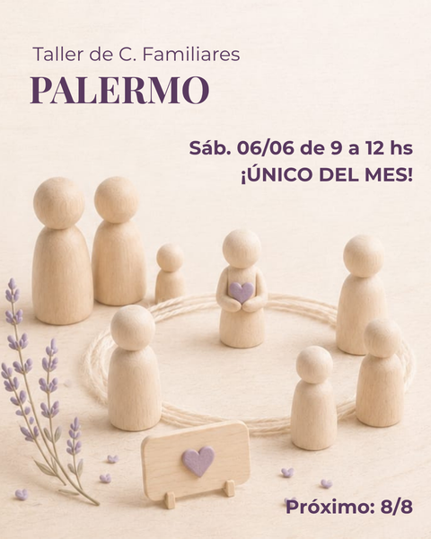 SÁBADO - JUNIO - Seña Taller de Constelaciones Familiares PRESENCIAL en PALERMO, CABA - 