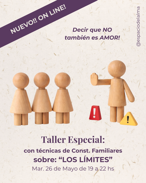 MAYO Taller On Line con Técnicas de C. Familiares Especial: Límites! 
