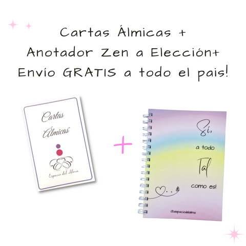 Combo Cartas Álmicas + Anotador Zen con ¡ENVÍO GRATIS!*