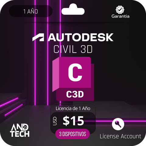 Autodesk Civil 3D 1 Año