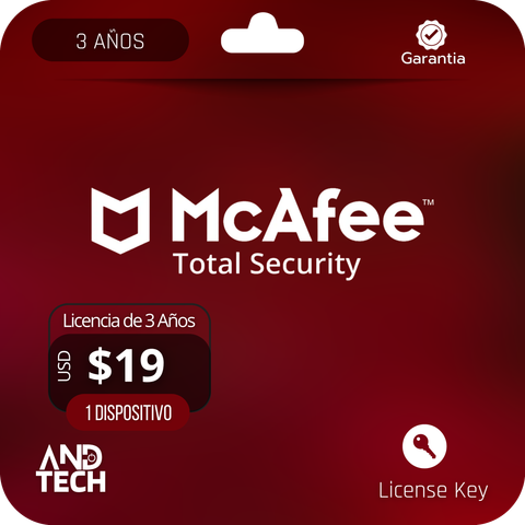 McAfee Total Security 3 Años