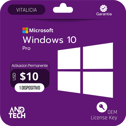 Licencia Windows 10 Pro OEM
