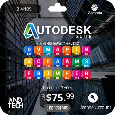Autodesk Suite 3 Años