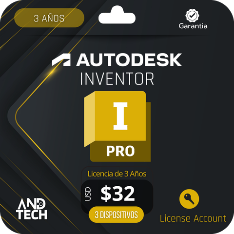 Autodesk Inventor 3 Años