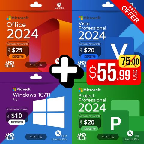 PACK MICROSOFT FULL 2024