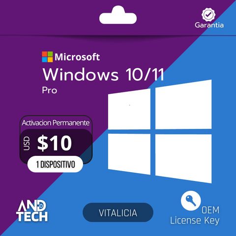 Licencia Windows 10/11 Pro OEM