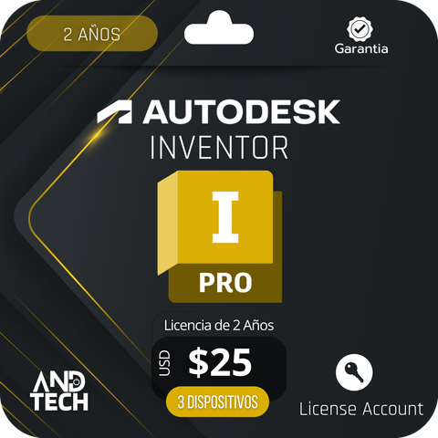 Autodesk Inventor 2 Años