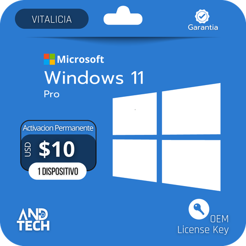 Licencia Windows 11 Pro OEM