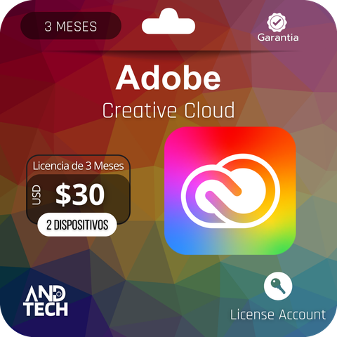Adobe Creative Cloud 3 Meses