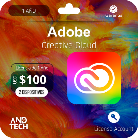 Adobe Creative Cloud 1 Año