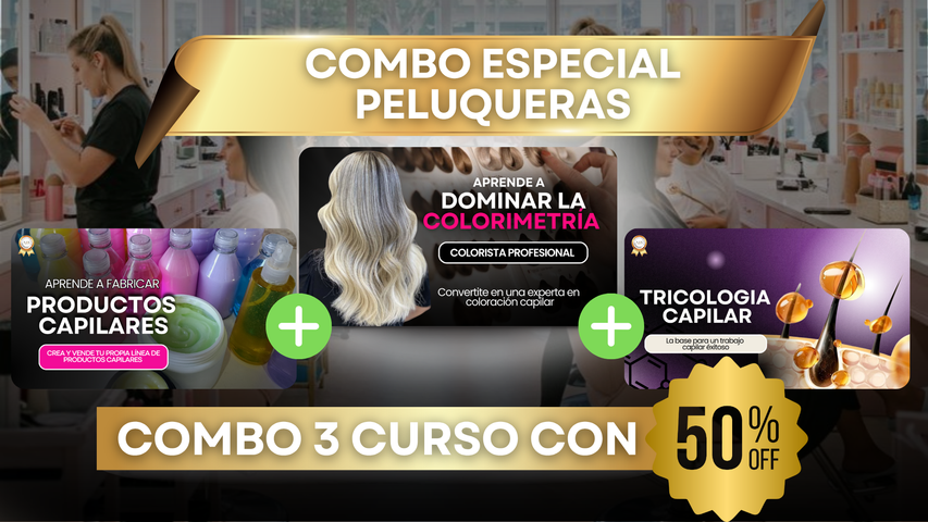 COMBO ESPECIAL PELUQUERAS 3 EN 1