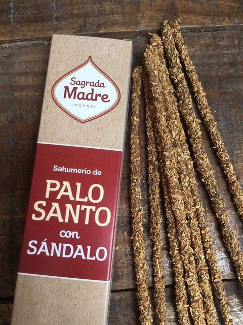 Sahumerio Natural de Palo Santo con Sándalo
