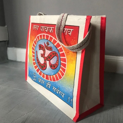 Bolso hindú con estampa de deidades