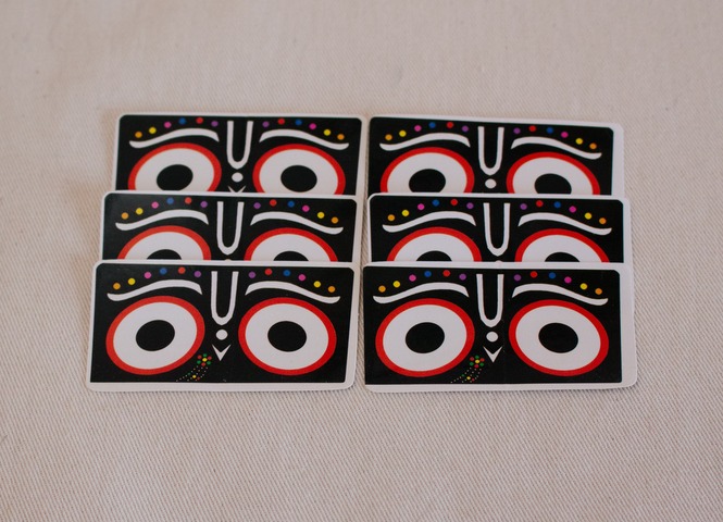 Sticker ojos Jaganatha x 5 (chicos)