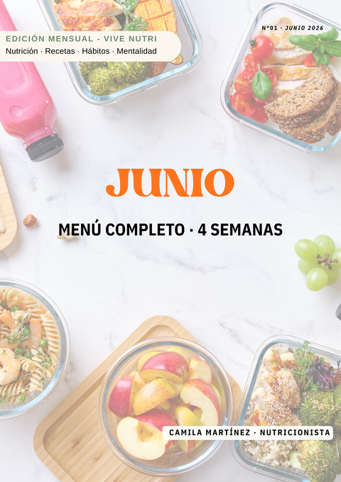 Menú de Junio · Edición Vive Nutri