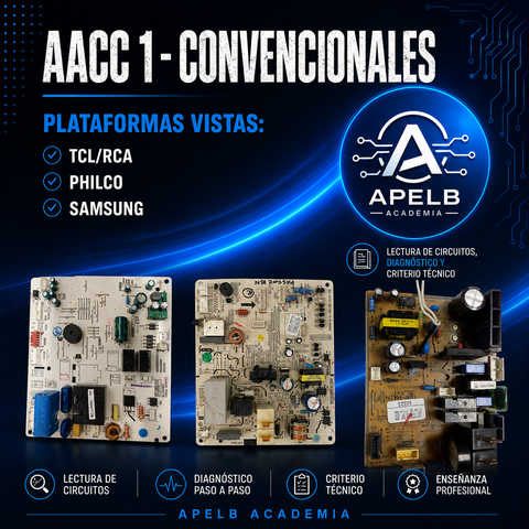 Reparación de placas de aires acondicionados 1 — Equipos convencionales