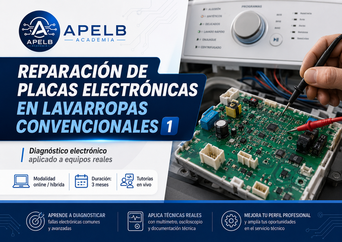 Reparación de placas electrónicas en Lavarropas Convencionales 1