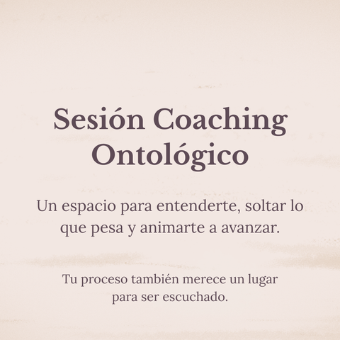 Sesión de Coaching Ontológico