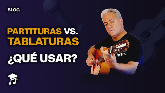 ¿Es mejor aprender con Partituras o Tablaturas? Acá la respuesta.