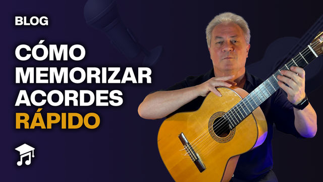 Cómo memorizar acordes más rápido usando patrones visuales.
