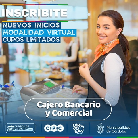 Cajero Bancario y Comercial