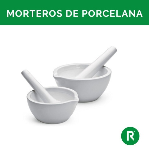 MORTERO DE PORCELANA 