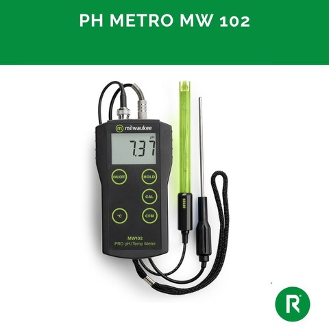 MEDIDOR DE PH Y DE TEMPERATURA MILWAUKEE MW102