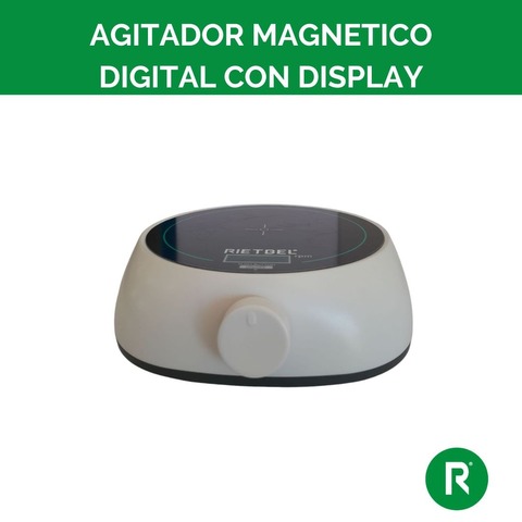 AGITADOR MAGNÉTICO CON  DISPLAY