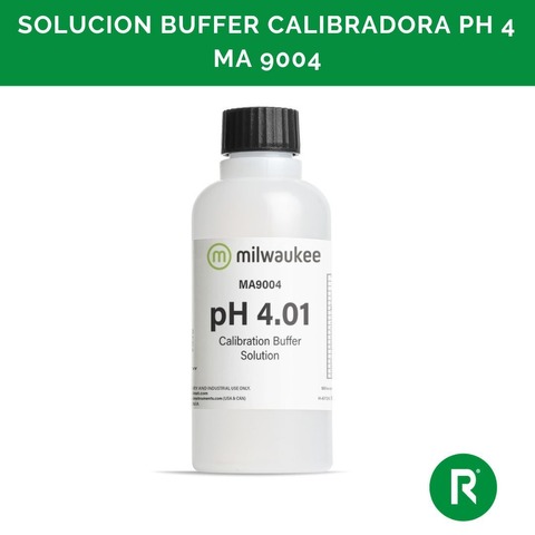 SOLUCIÓN BUFFER PH 4 MILWAUKEE MA9004