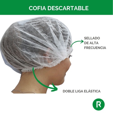 COFIAS PLISADAS BLANCAS