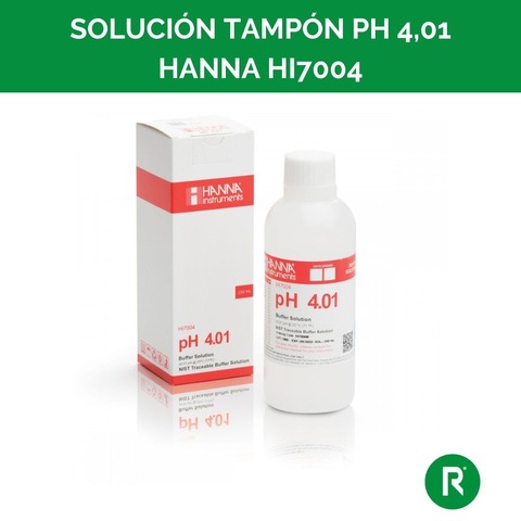 SOLUCIÓN TAPON PH 4.01 HANNA HI7004L