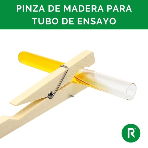 PINZA DE MADERA PARA TUBO DE ENSAYO 