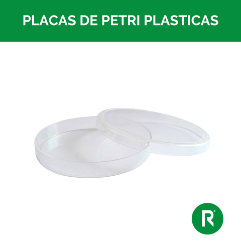 PLACAS DE PETRI DE PLÁSTICO ESTÉRIL 