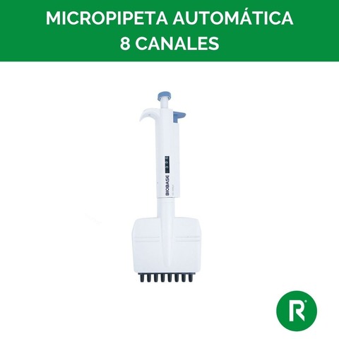 MICROPIPETA AUTOMÁTICA 8 CANALES