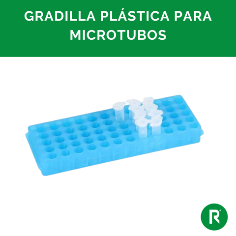 GRADILLA PLÁSTICA PARA MICROTUBOS