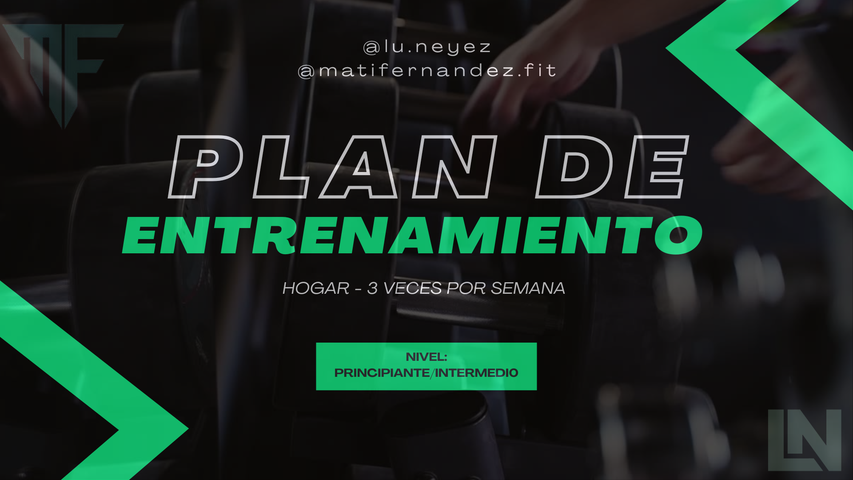 HOMBRE | PRINCIPIANTE - HOGAR 