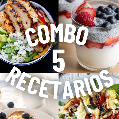 COMBO X5 RECETARIOS 