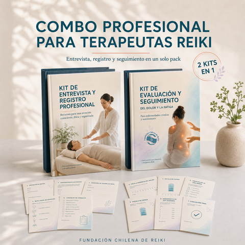 Pack Profesional de Fichas y Seguimiento para Terapeutas Reiki