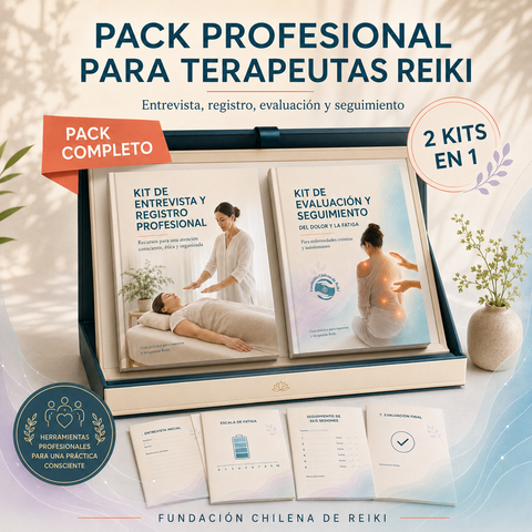 Pack Profesional de Fichas y Seguimiento para Terapeutas Reiki