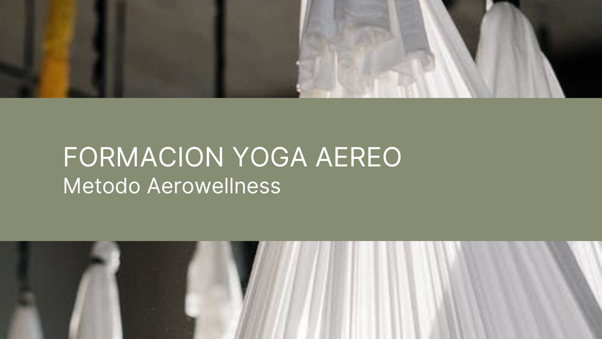 AGOSTO - Formacion en Yoga Aereo - Metodo Aerowellness 