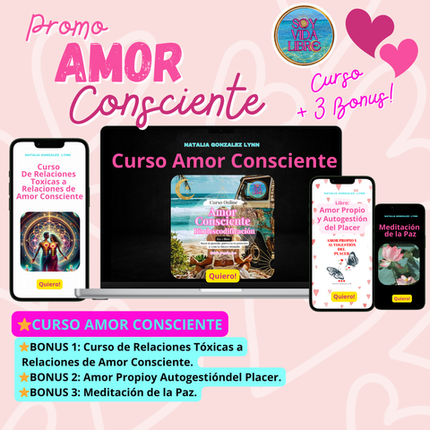 Amor Consciente (PROMO AMOR: Curso + 3 Bonus!)