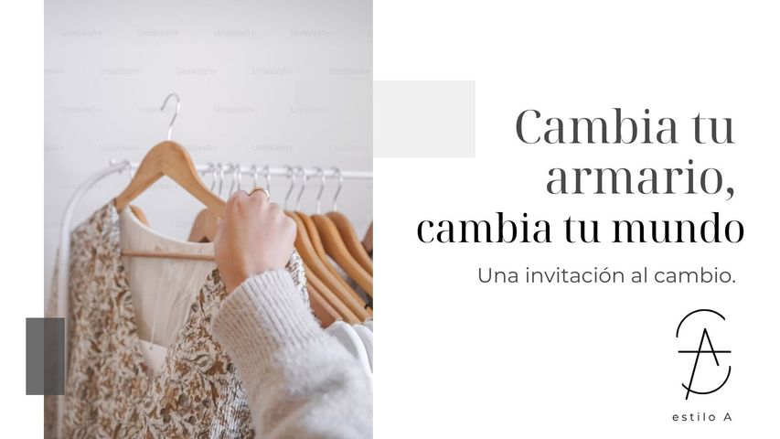 WEBINAR: Cambia tu armario, cambia tu mundo.